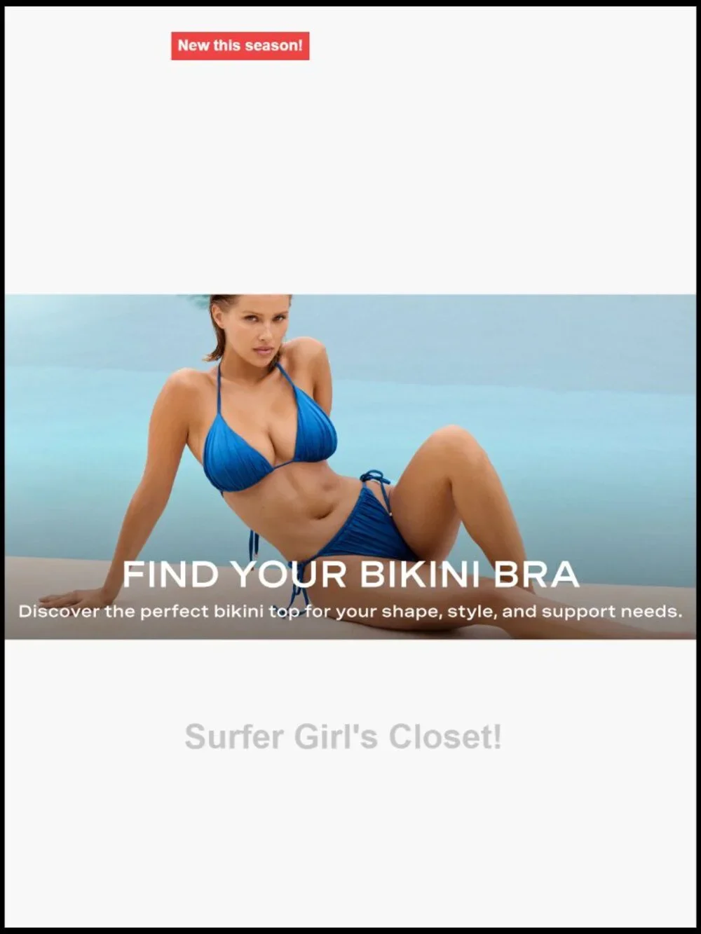 Shiny Satin Padded Push-Up Bikini Top with Underwire